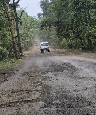 काकडयेली-राजुली आणि धानोरा मार्गाची दुर्दशा; प्रवाशांचे हाल, प्रशासनाचे दुर्लक्ष