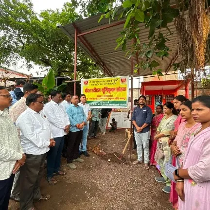 मेश्राम लेआउटमध्ये CSR निधीतून वॉटर एटीएमचे भूमिपूजन !!!