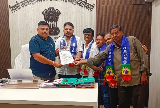 भाजप नगरसेविका शिल्पा हेमके यांचे सदस्यत्व रद्द करून फौजदारी गुन्हा दाखल करा; बहुजन रिपब्लिकन सोशालिस्ट पार्टीची जिल्हाधिकाऱ्यांकडे मागणी